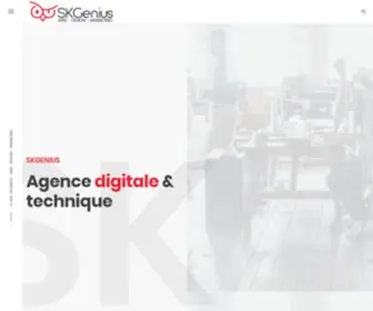 Skgenius.com(Agence digital & technique) Screenshot