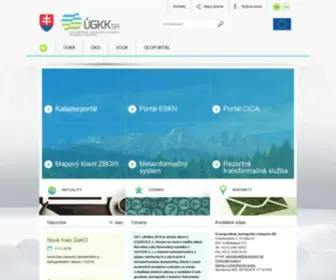 Skgeodesy.sk(Úvodná stránka) Screenshot