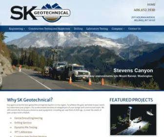 Skgeotechnical.com(SK Geotechnical) Screenshot