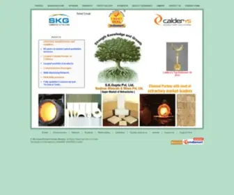 Skgindia.in(Refractory Products) Screenshot