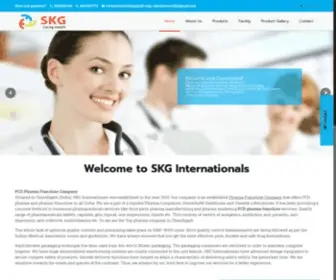 Skginternationals.com(SKG Internationals) Screenshot