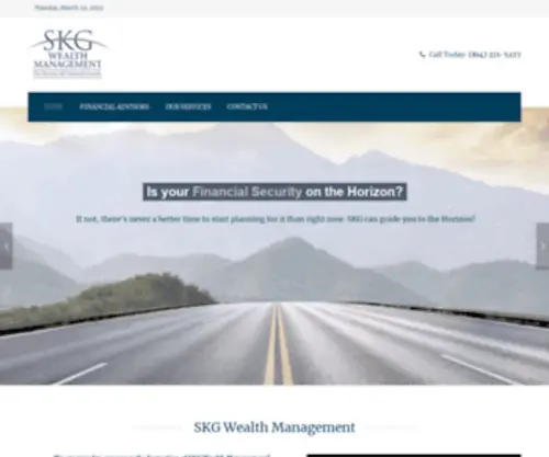 SKgwealthmanagement.com(SKG Wealth Management) Screenshot