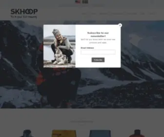 Skhoop.ca(Insulated Scandinavian skirts for wearing in cold climates) Screenshot