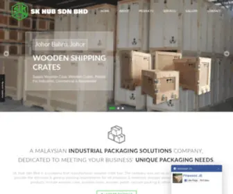 Skhub.com.my(Wooden Crate Manufacturer Malaysia) Screenshot