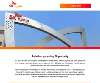 SKHycareers.com(SK hynix Careers) Screenshot