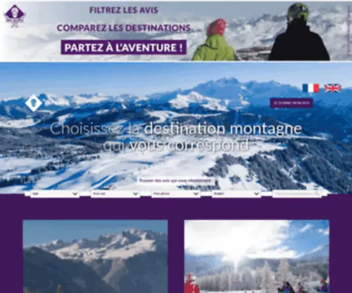 Ski-Guru.com(Comparateur de stations de ski basé sur les avis clients) Screenshot