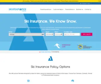 Ski-Insurance.com.au(Ski Insurance & Snowboarding Insurance Australia) Screenshot