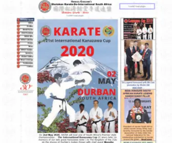 Ski-Karate.com(Shotokan Karate International South Africa) Screenshot