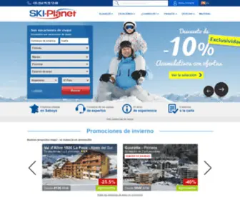 Ski-Planet.es(Vacaciones de esquí en Francia) Screenshot