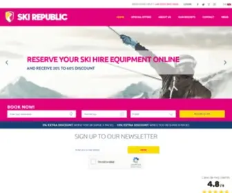 Ski-Republic.com(Location Ski et Snowboard) Screenshot