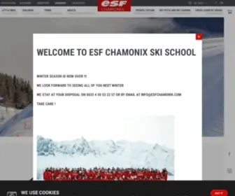 Ski-School-Chamonix.co.uk(Ski school ESF Chamonix) Screenshot