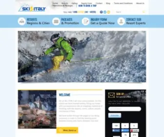 Ski2Italy.com(Ski Europe) Screenshot