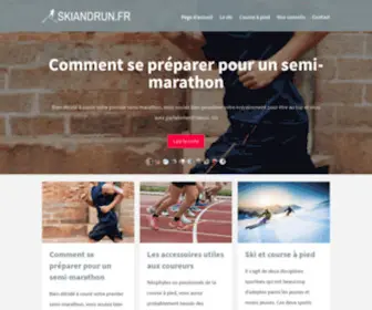 Skiandrun.fr(SKI & RUN) Screenshot