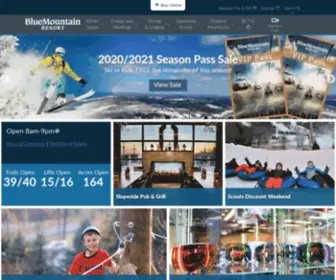 Skibluemt.com(Blue Mountain Resort) Screenshot