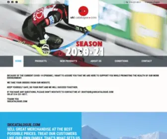 Skicatalogue.com(Online service dedicated to high end ski racing products) Screenshot