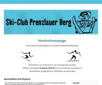 Skiclub-Prenzlauer-Berg.de(Ski-Club Prenzlauer Berg) Screenshot