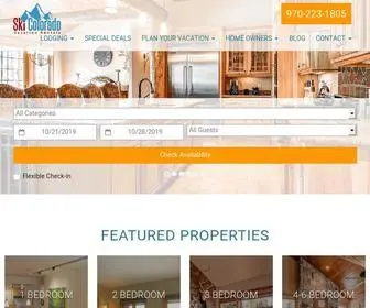 Skicoloradovacationrentals.com(Breckenridge Property Management) Screenshot