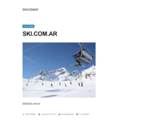 Ski.com.ar(SKICOMAR) Screenshot