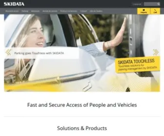 Skidata.it(Soluzioni per parcheggi) Screenshot