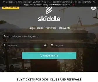 Skiddle.com(Ticket Sales) Screenshot