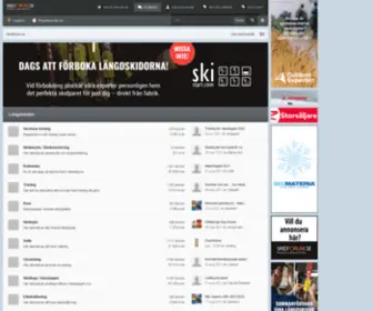 Skidforum.se(Diskussionsforum för längdskidåkare. Här kan du diskutera träning) Screenshot