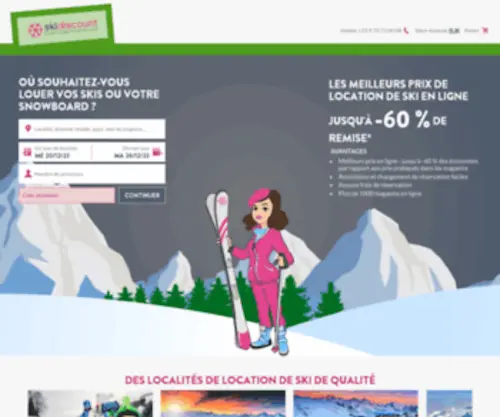 Skidiscount.fr(Location de Ski) Screenshot