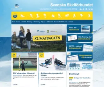 Skidor.com(Skidförbundet) Screenshot