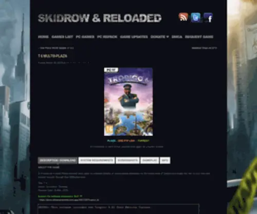Skidrowreloaded.com(Skidrow & Reloaded Games) Screenshot
