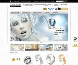 Skielka-Designschmuck.de(Hier finden Sie wunderschönen und außergewöhnlichen Silberschmuck und Goldschmuck) Screenshot