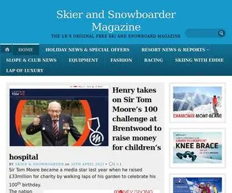 Skierandsnowboarder.com(The UK's original free Ski and Snowboard Magazine) Screenshot