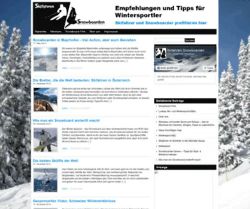 Skifahren-Snowboarden.de(Empfehlungen) Screenshot