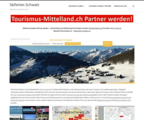 Skiferien-SChweiz.com(Skiferien in der Schweiz) Screenshot