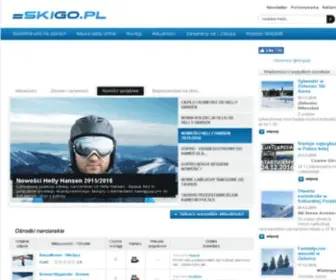 Skigo.pl(Serwis narciarski i snowboardowy) Screenshot