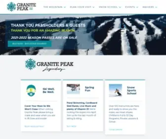 Skigranitepeak.com(Granite Peak Ski & Snowboard Resort) Screenshot