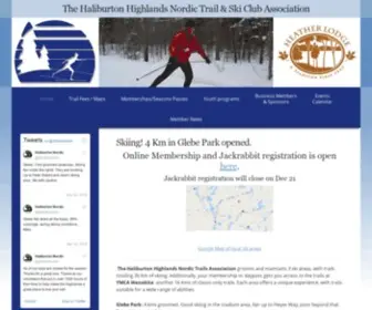 Skihaliburton.com(Cross Country Skiing) Screenshot