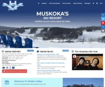 Skihiddenvalley.ca(Muskoka's Ski Resort) Screenshot