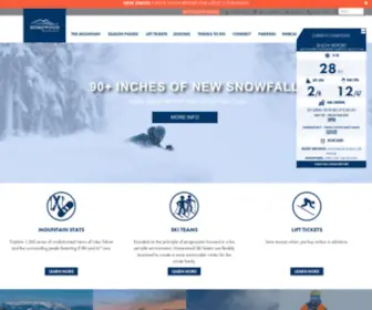 Skihomewood.com(Homewood Mountain Resort) Screenshot