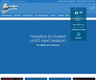 Skihoodoo.com(Hoodoo Ski Area) Screenshot