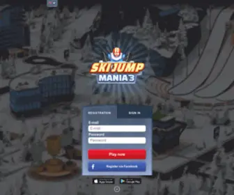 Skijumpmania3.com(Ski Jump Mania 3) Screenshot