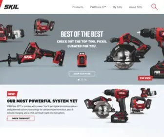 Skil.com(From legendary saws to innovative cordless power tools to lawn and garden equipment) Screenshot