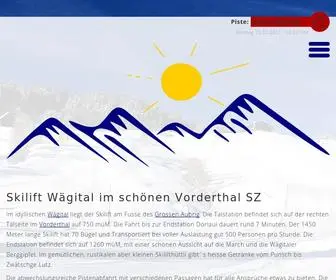 Skilift-Waegital.ch(Skilift Wägital) Screenshot