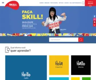 Skill.com.br(Escola de inglês e Espanhol) Screenshot
