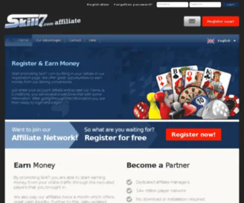 Skill7Affiliate.com(Affiliate Admin System) Screenshot