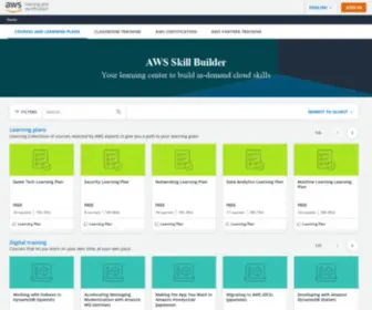 Skillbuilder.aws(AWS Skill Builder) Screenshot