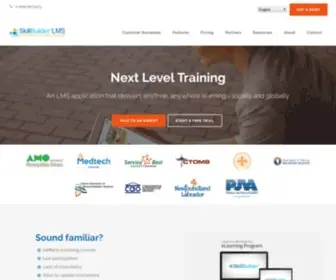 Skillbuilderlms.com(SkillBuilder LMS) Screenshot