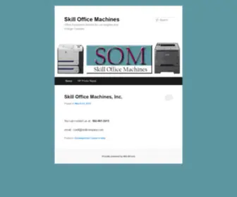 Skillcompany.com(Skill Office Machines) Screenshot