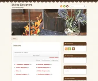 Skilleddesigners.com(Submit link) Screenshot