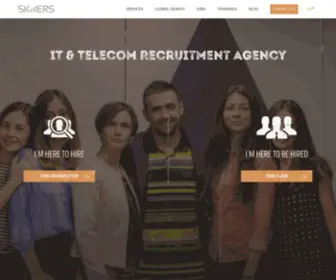 Skillers.tech(Global IT Recruitment Agency from Kyiv) Screenshot