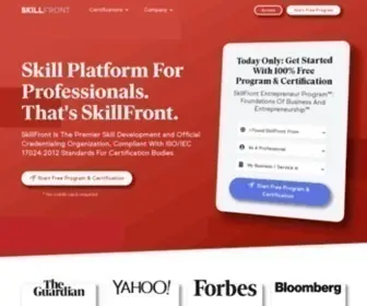 Skillfront.com(Skillfront) Screenshot