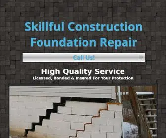 Skillfulconstruction.com(Foundation Repair Canyon Lake TX) Screenshot